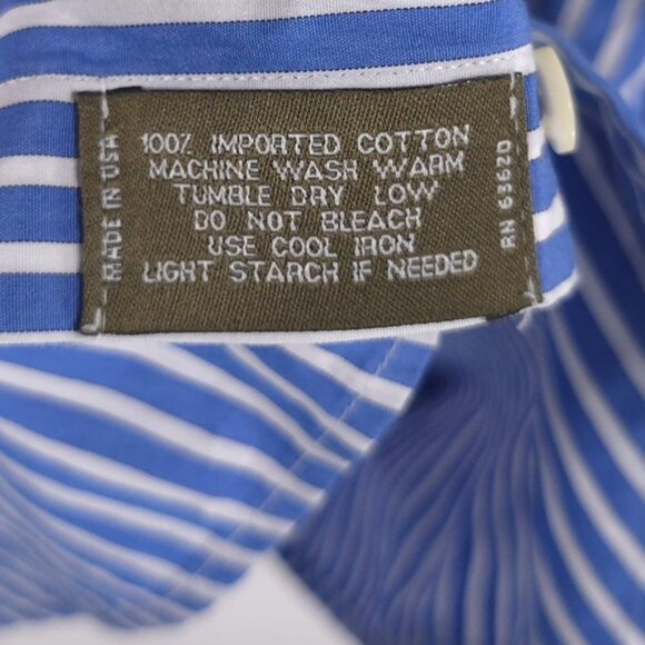 GITMAN BROS. MASTER SHIRT‎ MAKERS USA🇺🇸MADE Button Down Striped Long Sleeve XL - Picture 11 of 11